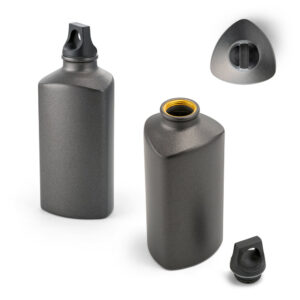 SLATER. Squeeze em alumínio com formato triangular e tampa em PP 570 mL