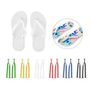 BALI G / GG. Chinelos com sola e m EVA totalmente personalizável em sublimação e tira em PVC